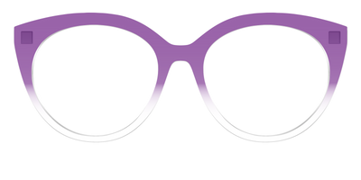The Grape Gradient Crystal - Front Top Thumbnail - Pair Eyewear