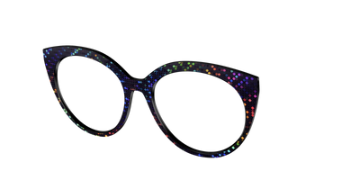 The Holographic Dots - Angle Top Thumbnail - Pair Eyewear