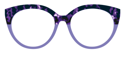 The Iris Tortoise Crystal Split - Front Top Thumbnail - Pair Eyewear
