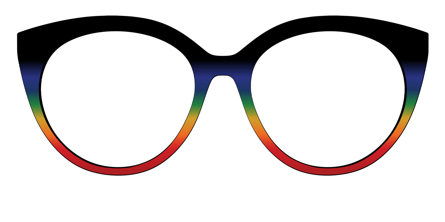 The Love Wins Gradient - Front Top Image - Pair Eyewear