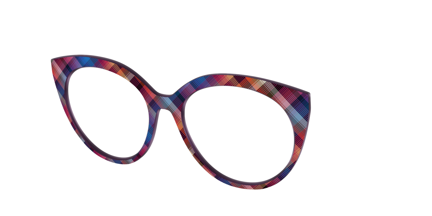 The Ombre Plaid - Angle Top Image - Pair Eyewear