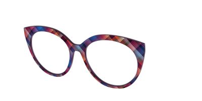 The Ombre Plaid - Angle Top Thumbnail - Pair Eyewear