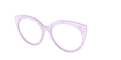 The Pale Iris Pearl Marble - Angle Top Thumbnail - Pair Eyewear