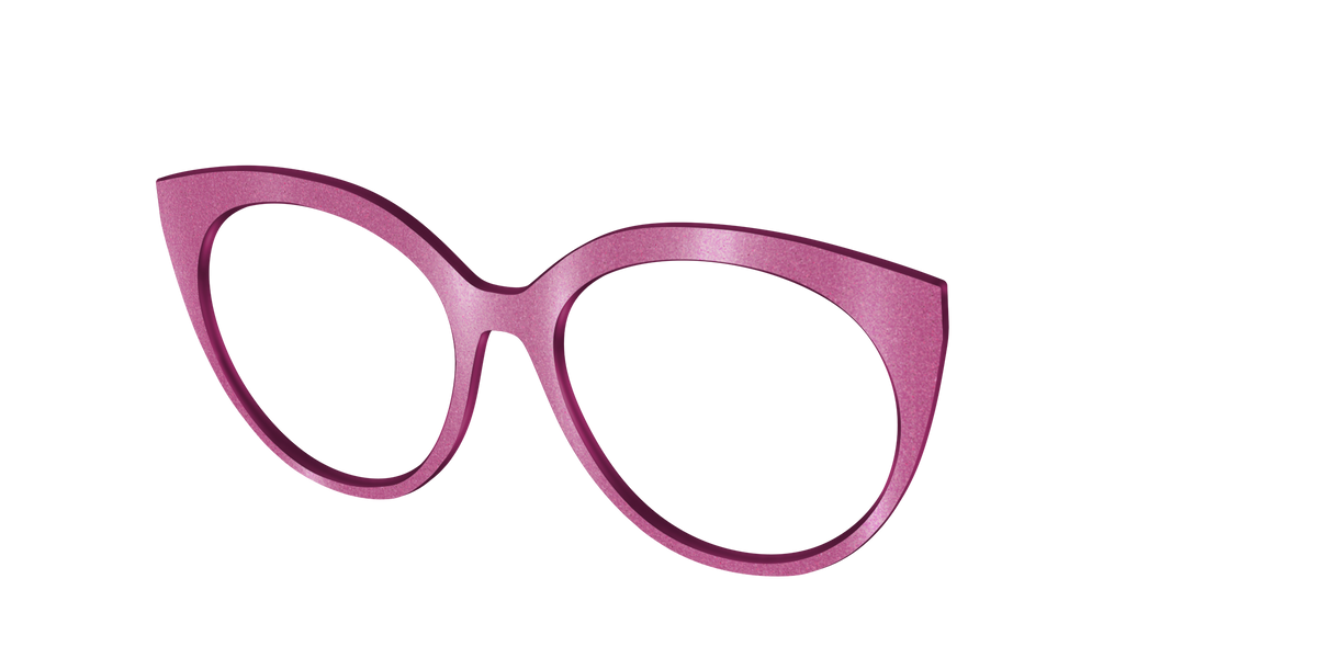 The Pink Shimmer - Angle Top Image - Pair Eyewear