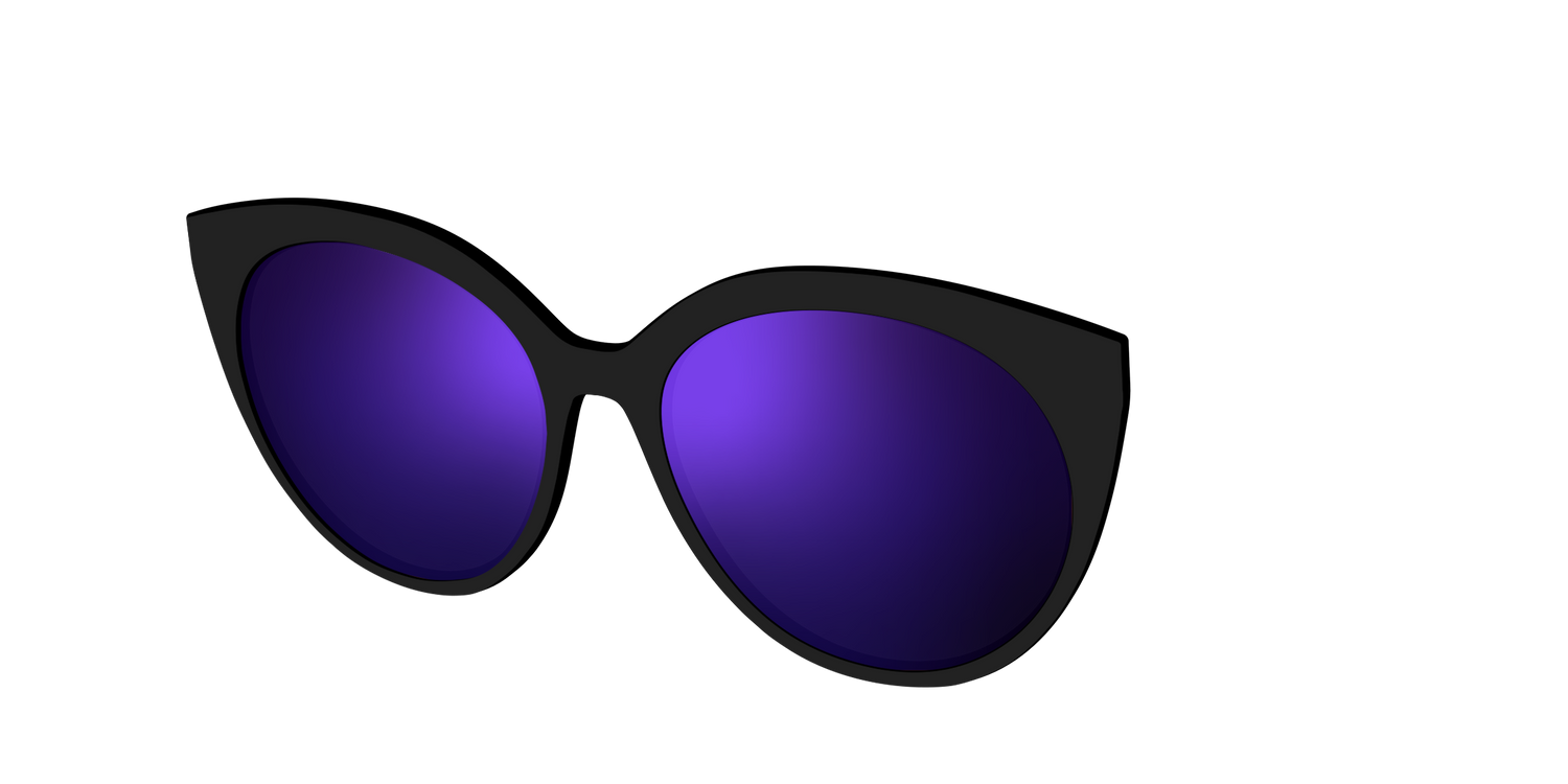 The Polarized Purple Reflective Sun Top
