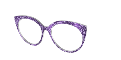 The Purple Shimmer Botanical - Angle Top Thumbnail - Pair Eyewear