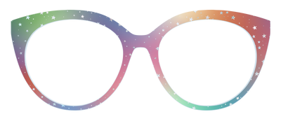 The Rainbow Holographic Celestial - Front Top Thumbnail - Pair Eyewear
