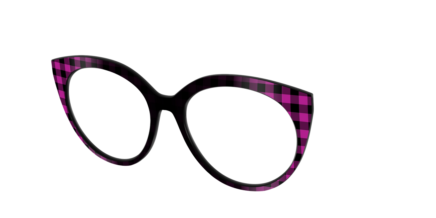 The Reimagined Plaid - Angle Top Image - Pair Eyewear