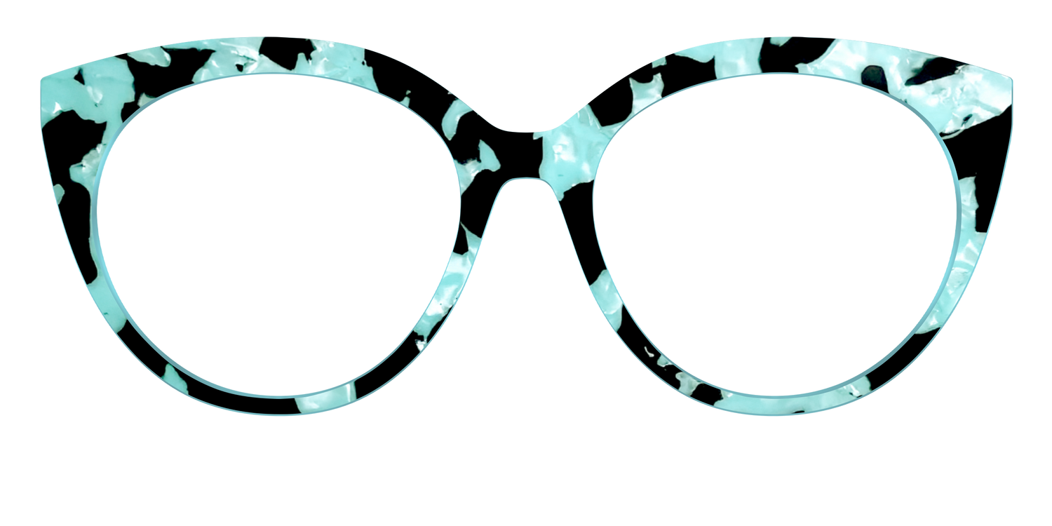 The Robin's Egg Pearl Tortoise - Front Top Image - Pair Eyewear