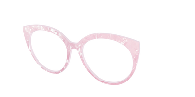 The Rose Quartz Pearl Marble - Angle Top Thumbnail - Pair Eyewear