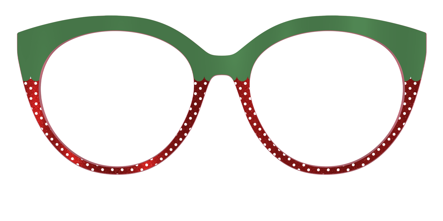 The Shimmer Strawberry - Front Top Image - Pair Eyewear