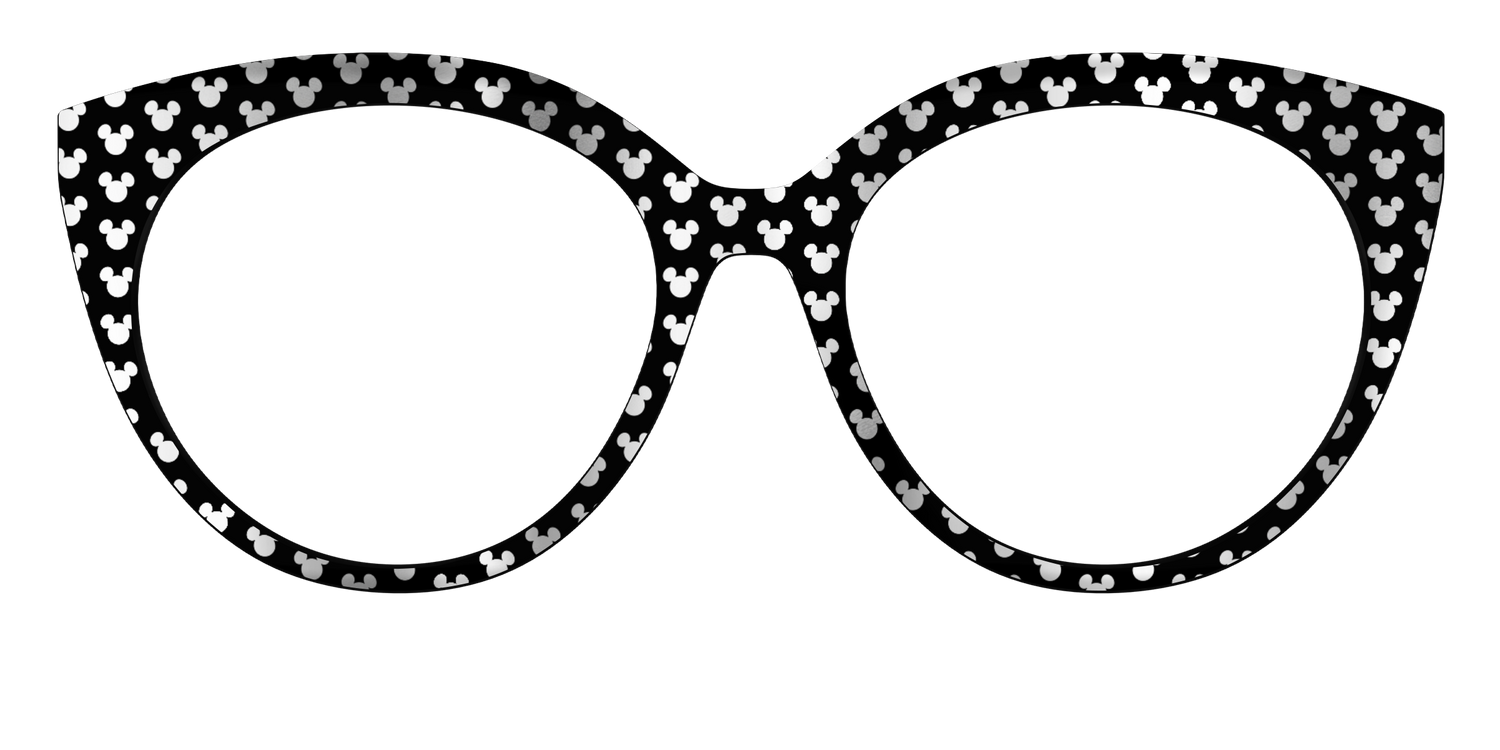 The Silver Foil Mickey - Front Top Image - Pair Eyewear