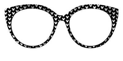 The Silver Foil Mickey - Front Top Thumbnail - Pair Eyewear