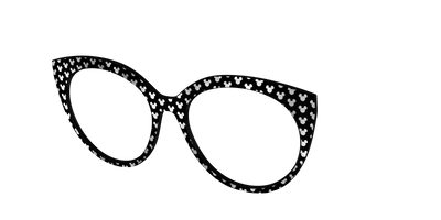 The Silver Foil Mickey - Angle Top Thumbnail - Pair Eyewear