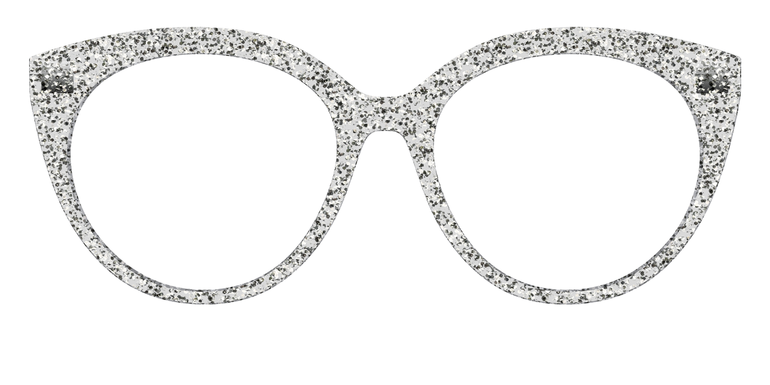 The Silver Sparkle - Front Top Image - Pair Eyewear