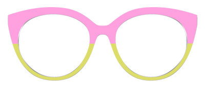 The Sweet Pea & Chartreuse Split - Front Top Thumbnail - Pair Eyewear