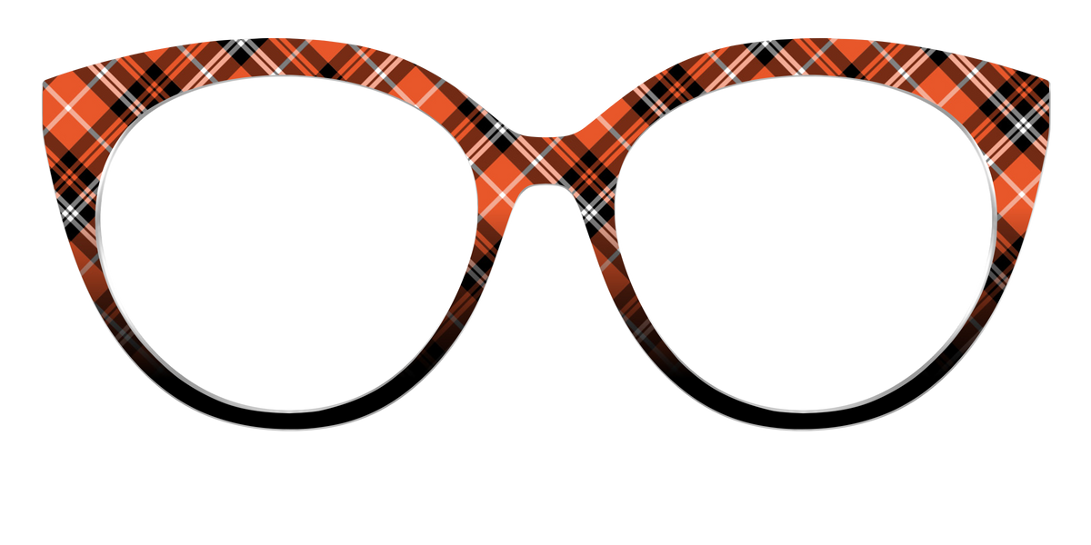 The Trick-or-Treat Plaid - Front Top Image - Pair Eyewear