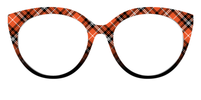 The Trick-or-Treat Plaid - Front Top Thumbnail - Pair Eyewear