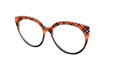 The Trick-or-Treat Plaid - Angle Top Thumbnail - Pair Eyewear