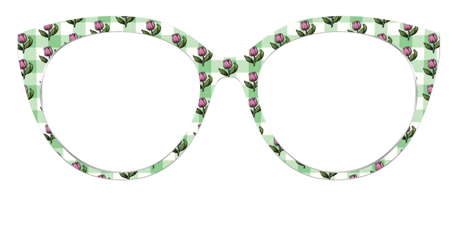 The Tulip Gingham - Front Top Image - Pair Eyewear