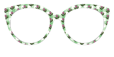 The Tulip Gingham - Front Top Thumbnail - Pair Eyewear