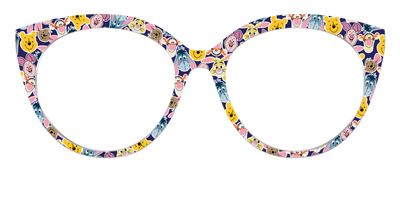 Winnie the Pooh & Friends Stickers - Front Top Thumbnail - Pair Eyewear