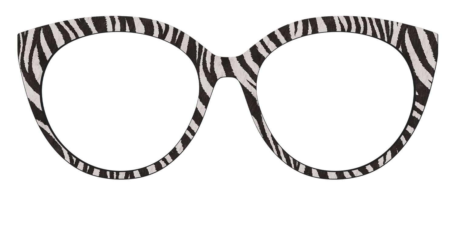The Zebra Stripes - Front Top Image - Pair Eyewear