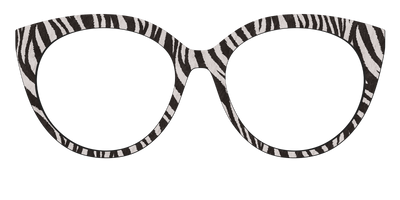 The Zebra Stripes - Front Top Thumbnail - Pair Eyewear
