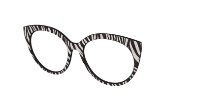 The Zebra Stripes - Angle Top Thumbnail - Pair Eyewear