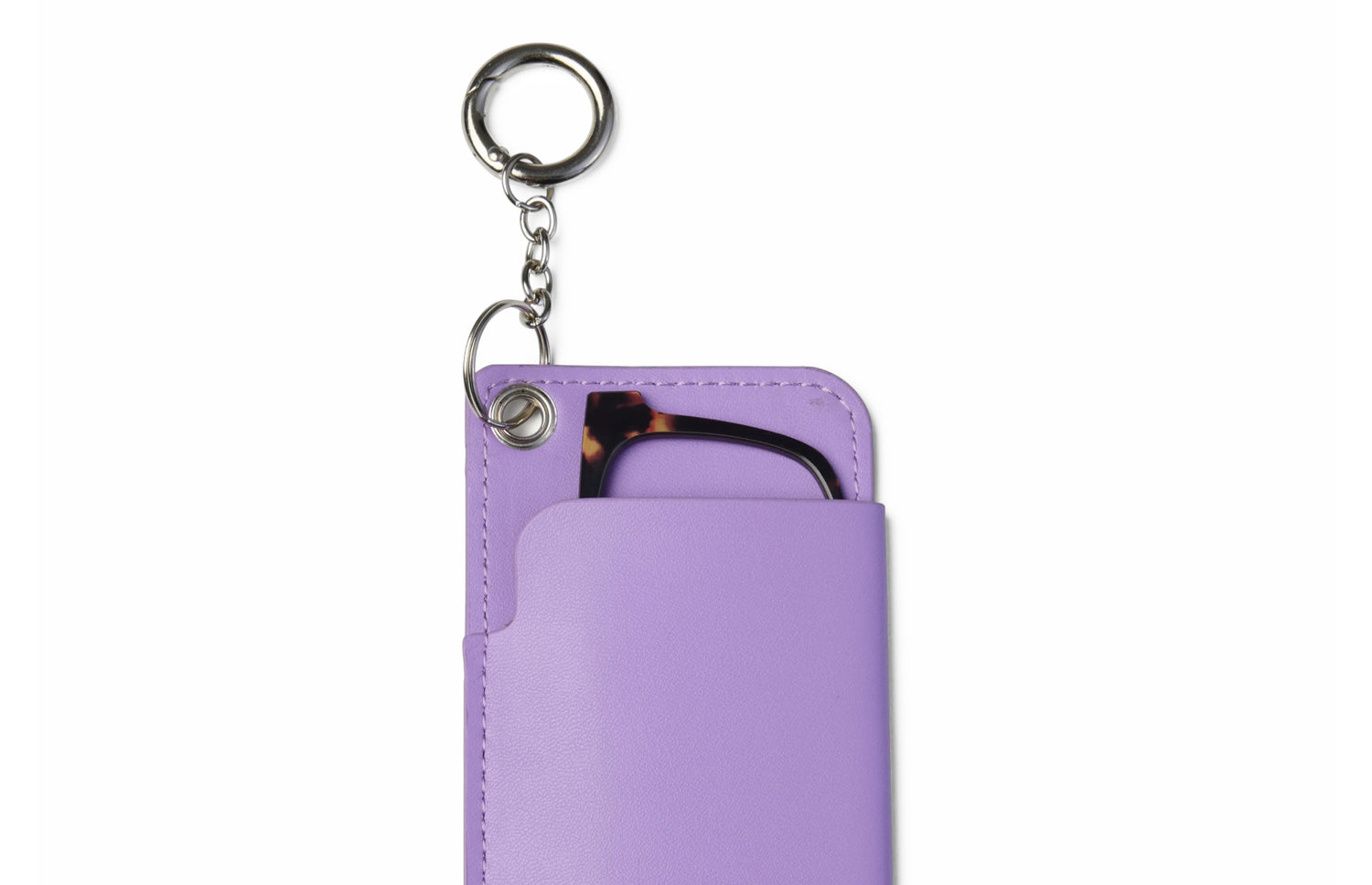 The Top Frame Keychain Case Lavender – Pair Eyewear The Top Frame Keychain Case Lavender – Pair Eyewear