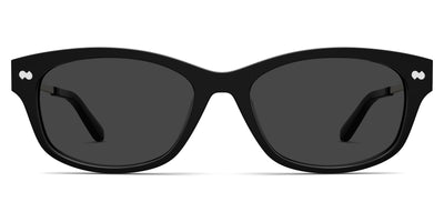 The Addison - Black Acetate Gold Metal Sun