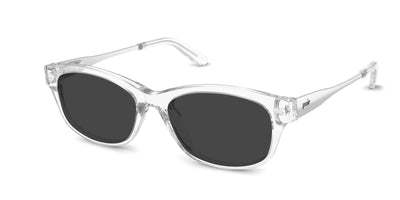 The Addison - Crystal Clear Acetate Silver Metal Sun