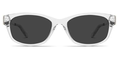 The Addison - Crystal Clear Acetate Silver Metal Sun