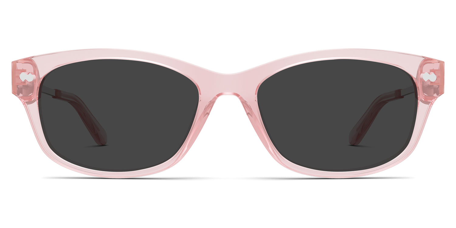 The Addison - Pink Clear Acetate Rose Gold Metal Sun