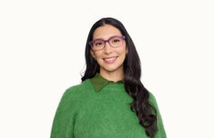 The Addison - Violet Pearlized Gradient Acetate Rose Gold Metal - LifeStyle Thumbnail1 - Pair Eyewear