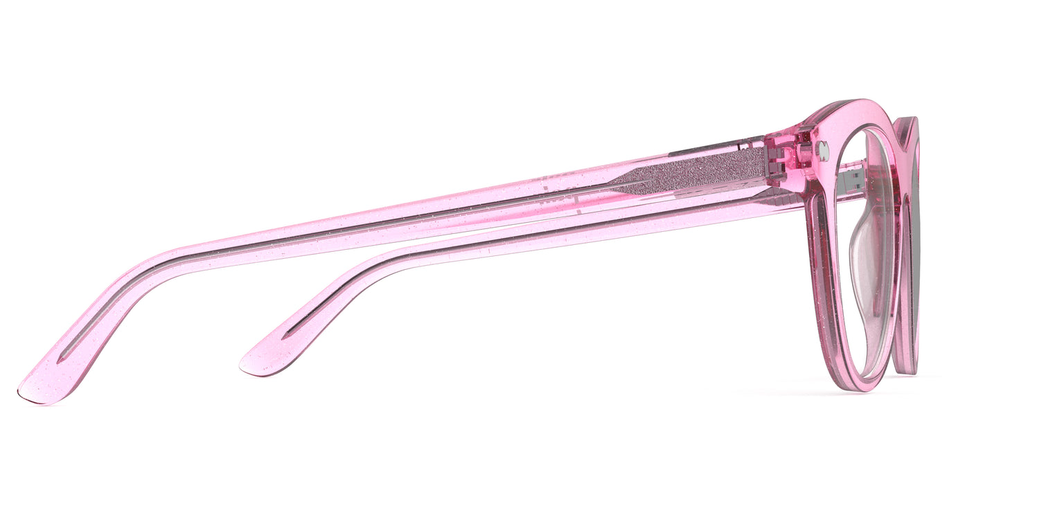 The Brook - Pink Glitter Clear