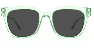 The Murphy - Mixed Material Green Clear Gold Metal Sun