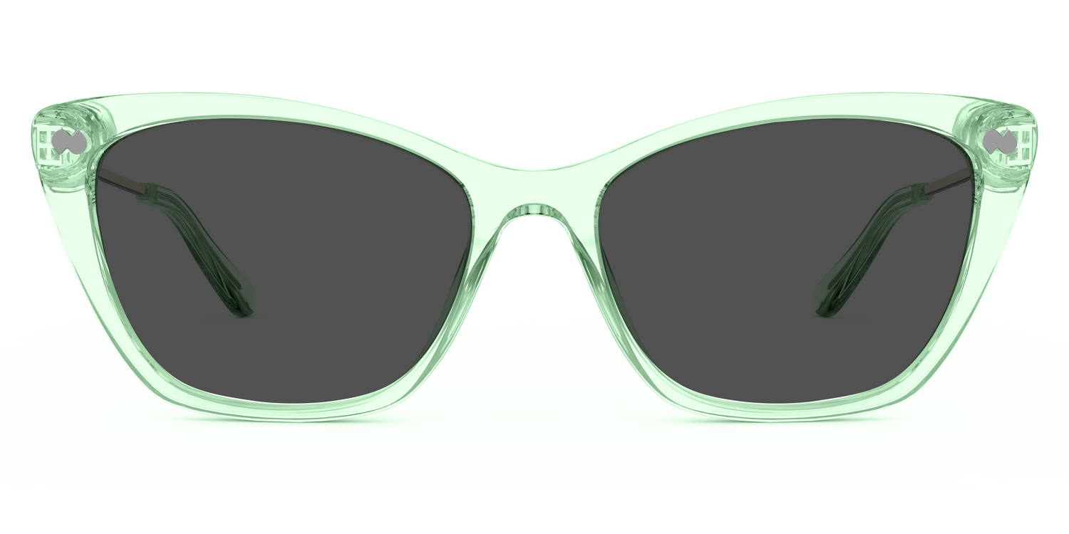 The Wanda - Mixed Material Green Clear Gold Metal Sun