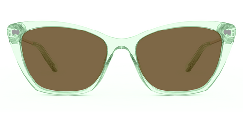 The Wanda - Mixed Material Green Clear Gold Metal Sun