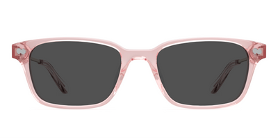 The Finley - Mixed Material Pink Clear Rose Gold Metal Sun