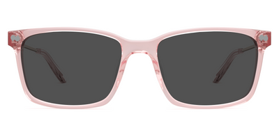 The Kirby - Mixed Material Pink Clear Rose Gold Metal Sun