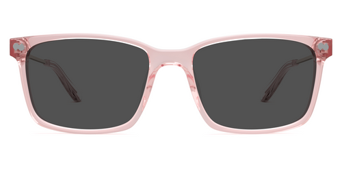 The Kirby - Mixed Material Pink Clear Rose Gold Metal Sun