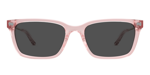 The Larkin - Mixed Material Pink Clear Rose Gold Metal Sun