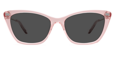 The Wanda - Mixed Material Pink Clear Rose Gold Metal Sun