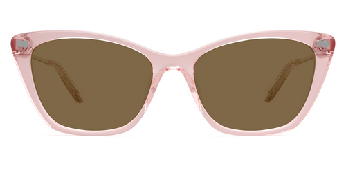 The Wanda - Mixed Material Pink Clear Rose Gold Metal Sun