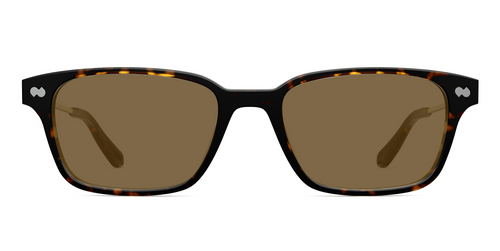 The Finley - Mixed Material Tortoise Gold Metal Sun