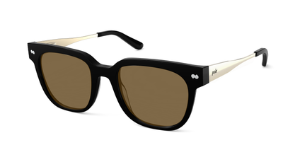 The Murphy - Mixed Material Black Gold Metal Sun