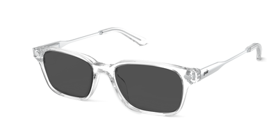 The Finley - Mixed Material Crystal Clear Silver Metal Sun