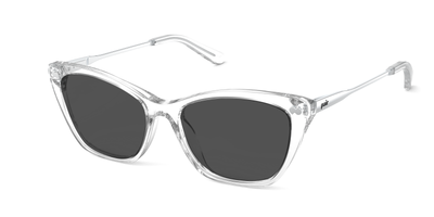 The Wanda - Mixed Material Crystal Clear Silver Metal Sun