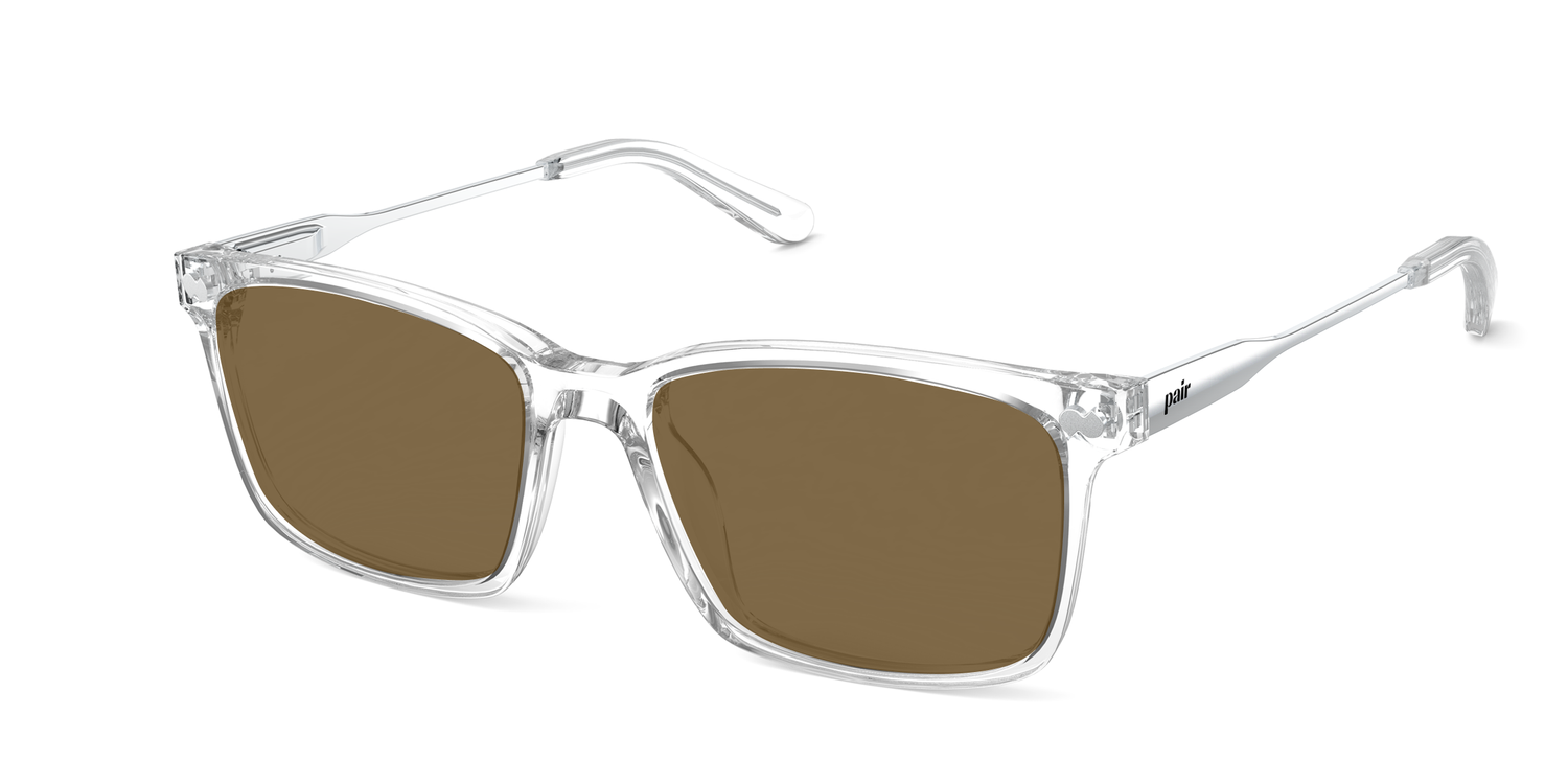 The Kirby - Mixed Material - Lensless - Carousel 2 - Pair Eyewear